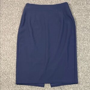 Allegra K Classic Navy Pencil Skirt